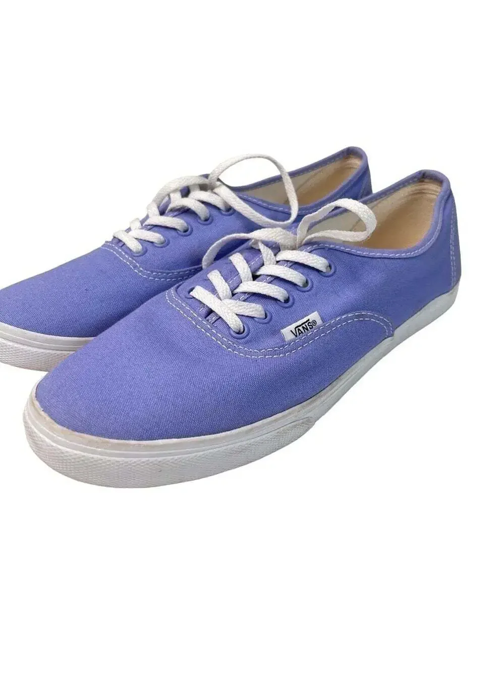 Vans Authentic Lo Pro Jacaranda True White Sneakers Womens 10 Lavender